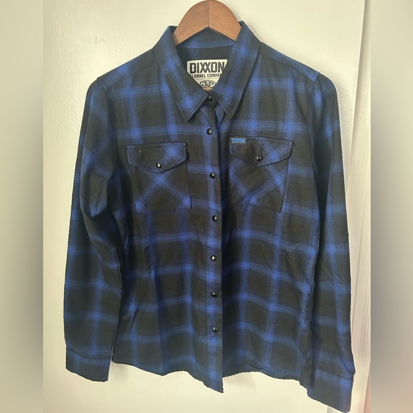 DIXXON Tops - Dixxon Flannel - blue & black